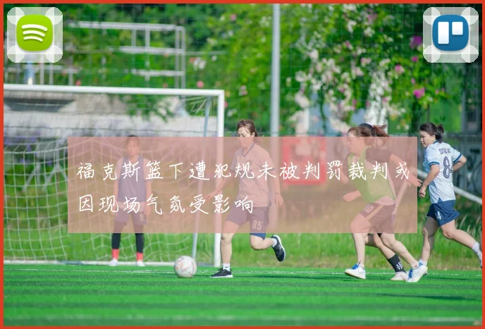 福克斯篮下遭犯规未被判罚裁判或因现场气氛受影响